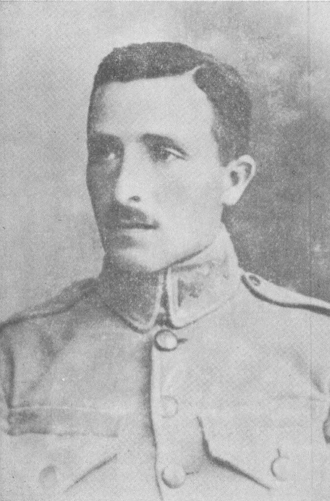 Сот. Мирон Луцький, начальник оперативного відділу 2 бриґади УГА по реорганізації в 1920 р. (нар. 29. 9. 1891 р.)